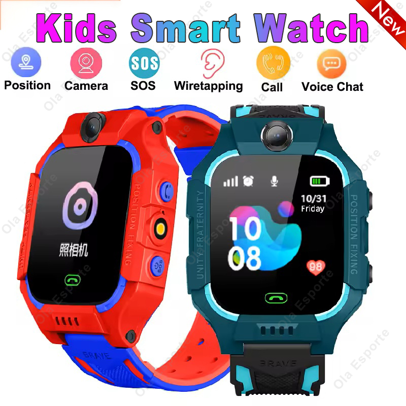 Smartwatch Watches For Kid Boy With Alarm - スマートウォッチ キッズ 2G SIMカード スマートウォッチ 子供用
