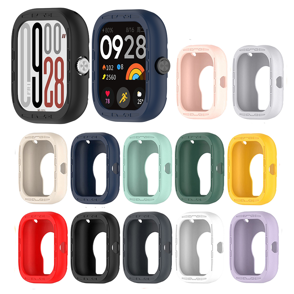 Watch Redmi - ソフトシリコン保護ケース Redmi Watch 5 4 プロテクターシェルフレームバンパーカバー
