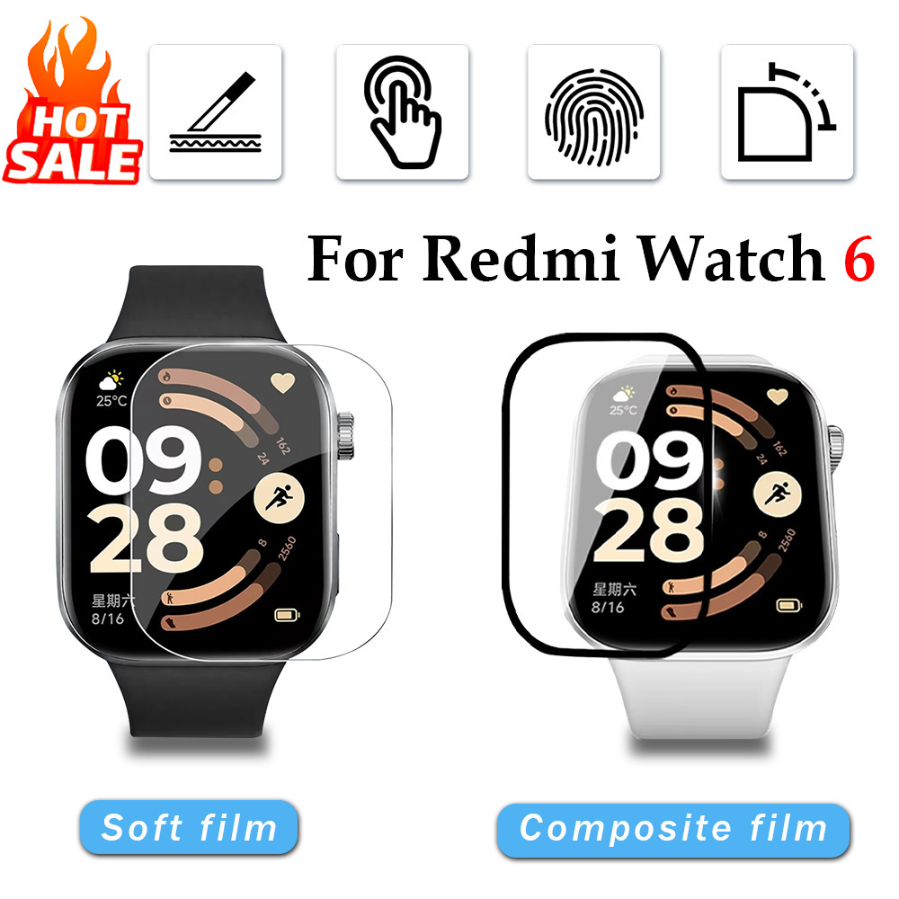Watch Redmi - 1-5 個のソフトフィルム Xiaomi Redmi Watch 6
