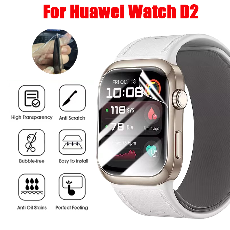 Watches Not Smartwatch - Huawei Watch用TPUヒドロゲルフィルム,透明なソフトスクリーンプロテクター,スマートウォッチ,強化ガラスなし,アクセサリー