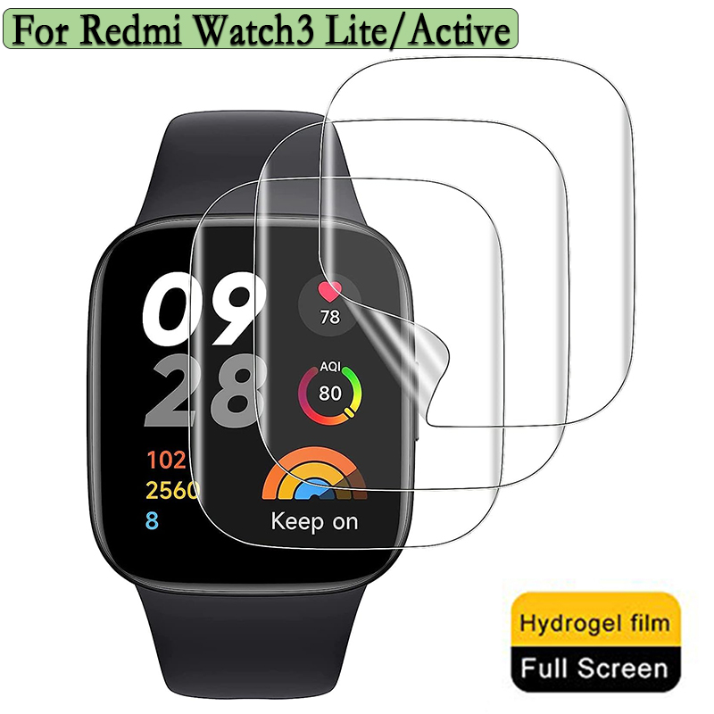 Watch Redmi - 3/6 個ヒドロゲル保護フィルム Redmi Watch 3 アクティブ/Redmi