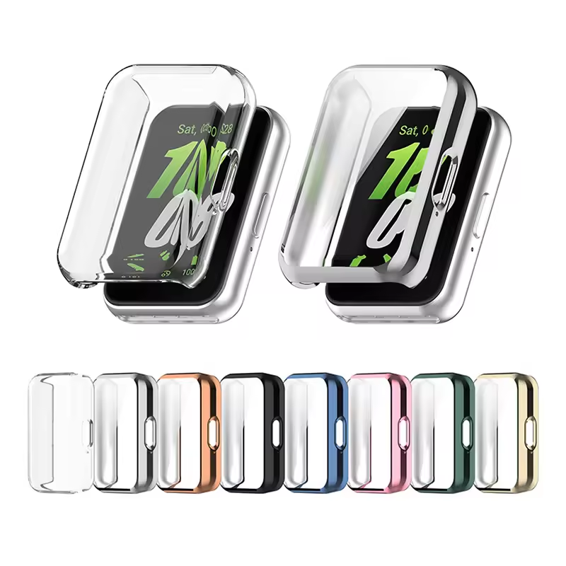 Watches Not Smartwatch - サムスンギャラクシー用スクリーンプロテクター,ソフトTpuバンパー,サムスンギャラクシーフィット3用スマートウォッチアクセサリー