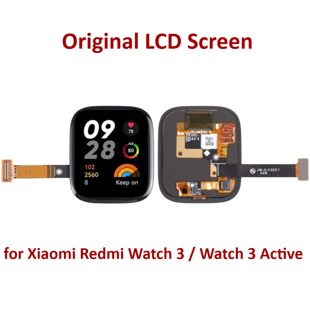 Watch Redmi - Xiaomi Redmi Watch用のオリジナルのLCDスクリーン,完全なアセンブリ,アクティブな時計の交換部品