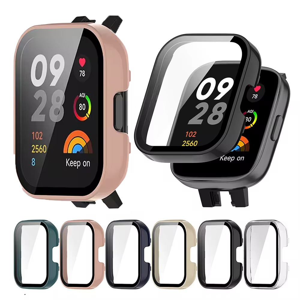 Watch Redmi - 強化ガラス + 保護カバーケース Redmi Watch 3