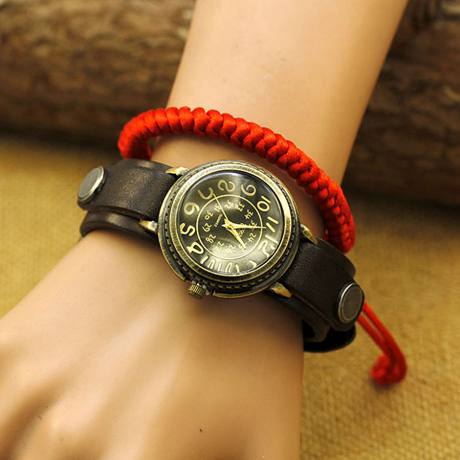 カップルのためのアンティークブロンズデジタル時計,ヴィンテー - Vintage Digital Watch のレビューと価格