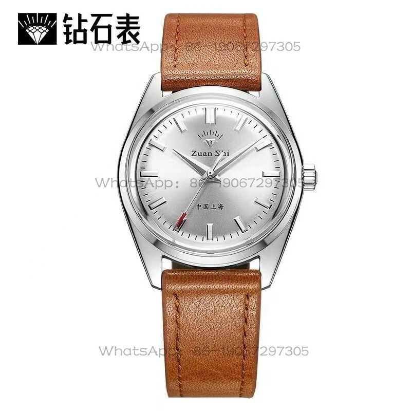 24時間発送 上海ダイヤモンドブランド レトロレザーストラッ - Leather Watch Strap のレビューと価格