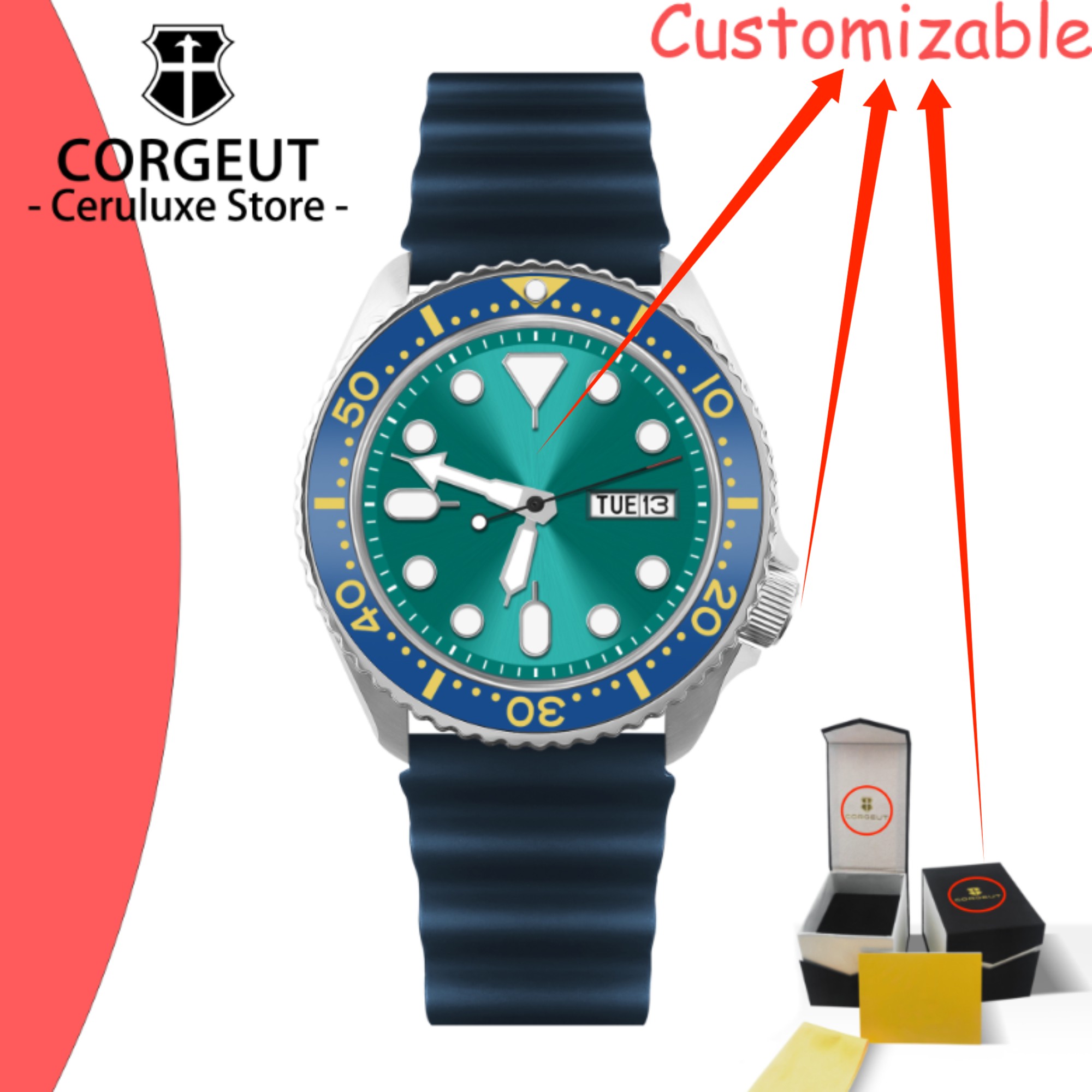 カスタムロゴ ヴィンテージダイバーズウォッチ 機械式メンズ腕 - Vintage Digital Watch のレビューと価格