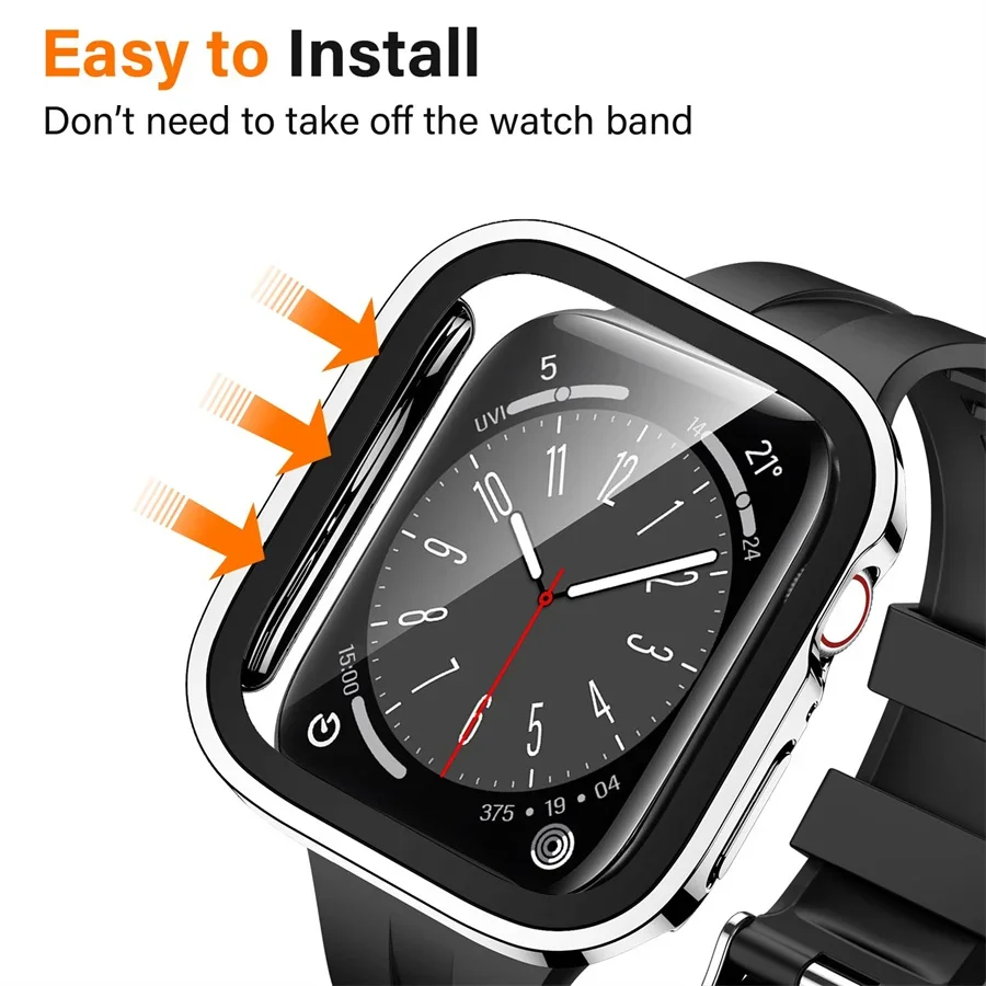 ガラス + カバー Apple Watch ケースシリーズ  - Watches Not Smartwatch のレビューと価格