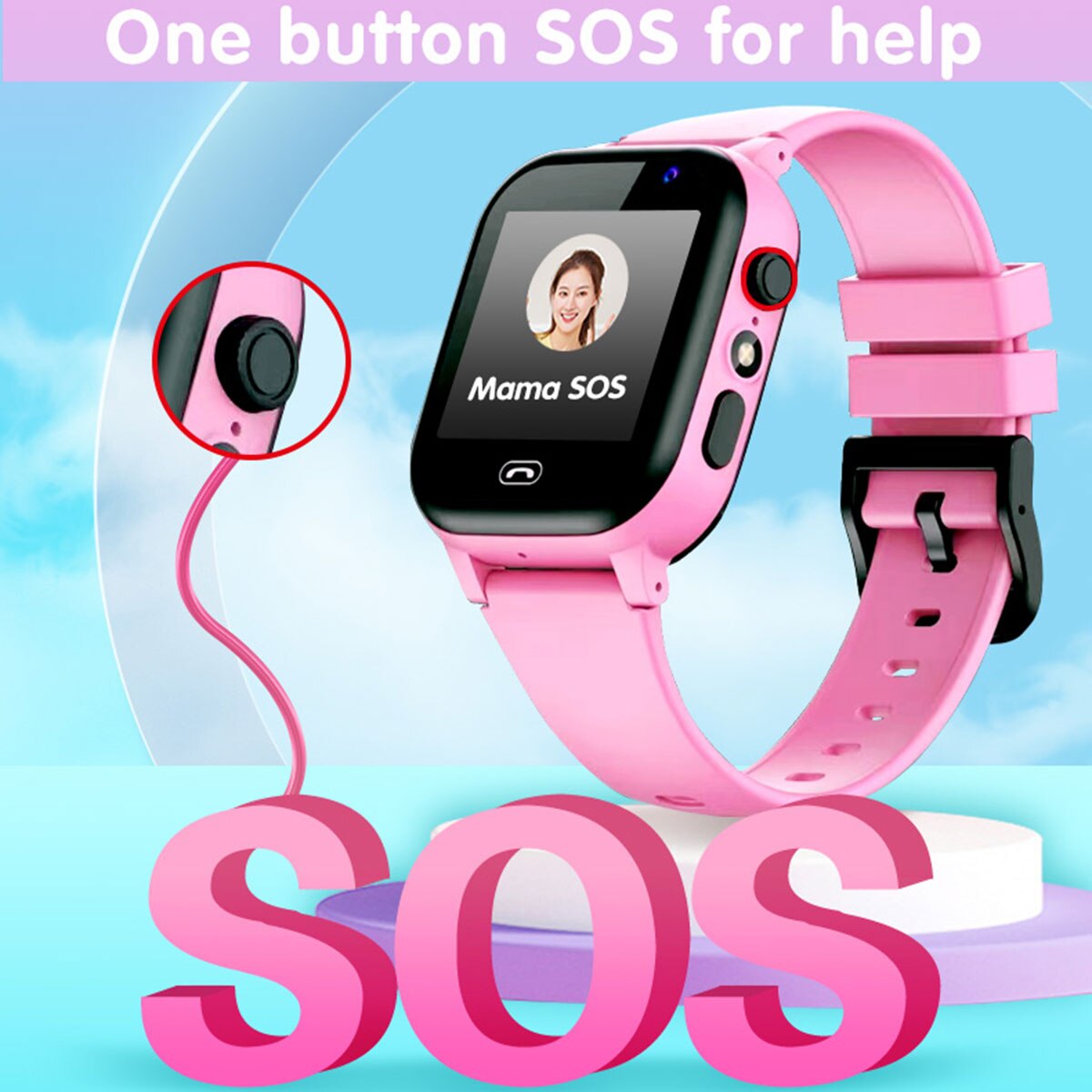 子供のためのアウトドアスポーツ用スマートウォッチ、子供のため - Smartwatch Watches For Kid Boy With Alarm のレビューと価格