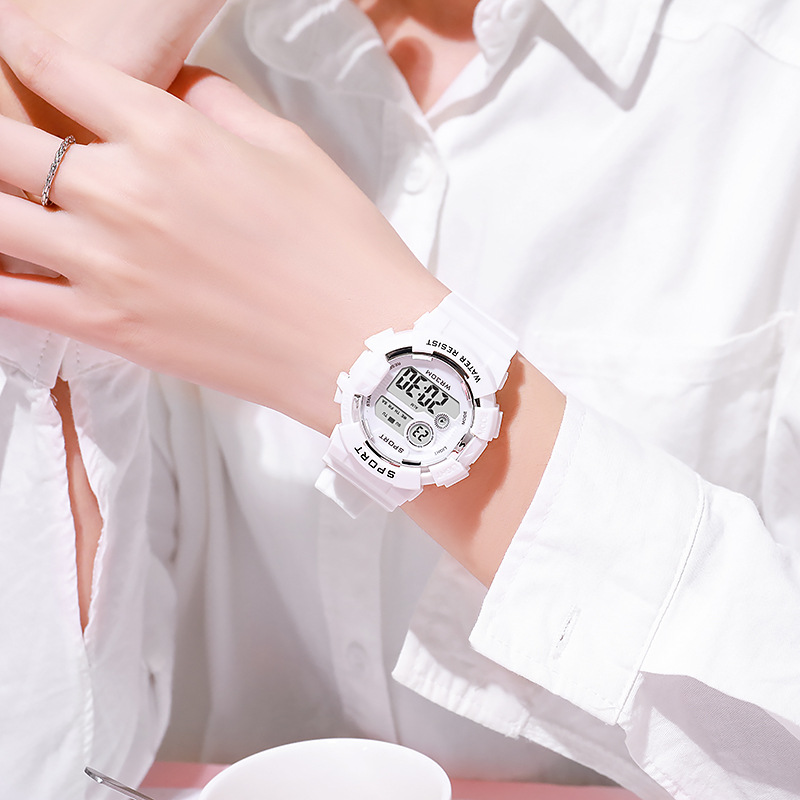 ファッションキッズ腕時計発光防水スポーツデジタル腕時計目覚ま - Smartwatch Watches Digital のレビューと価格