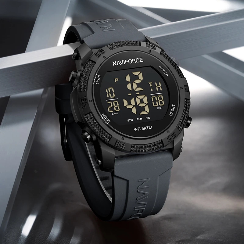 新スタイル NAVIFORCE ファッション防水メンズ電子腕 - Tide Watch Surf のレビューと価格