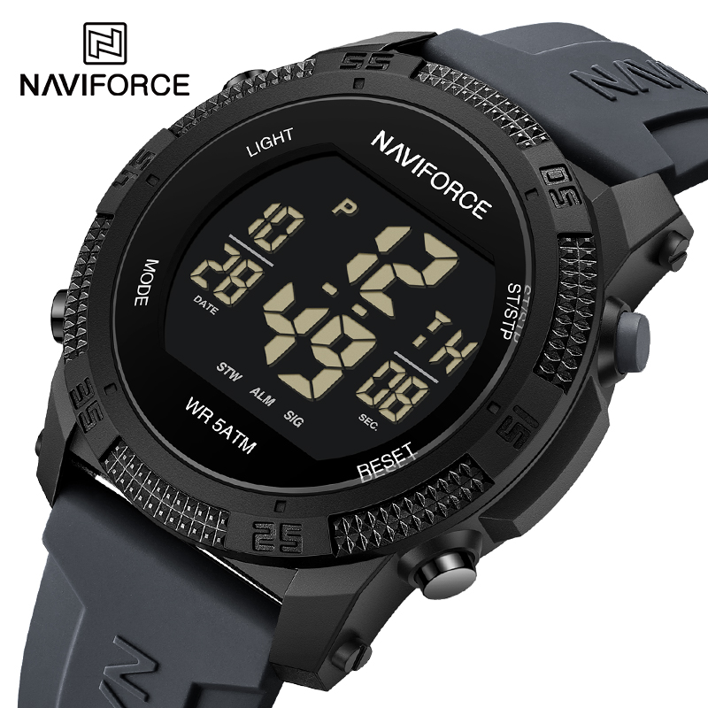 新スタイル NAVIFORCE ファッション防水メンズ電子腕 - Tide Watch Surf のレビューと価格