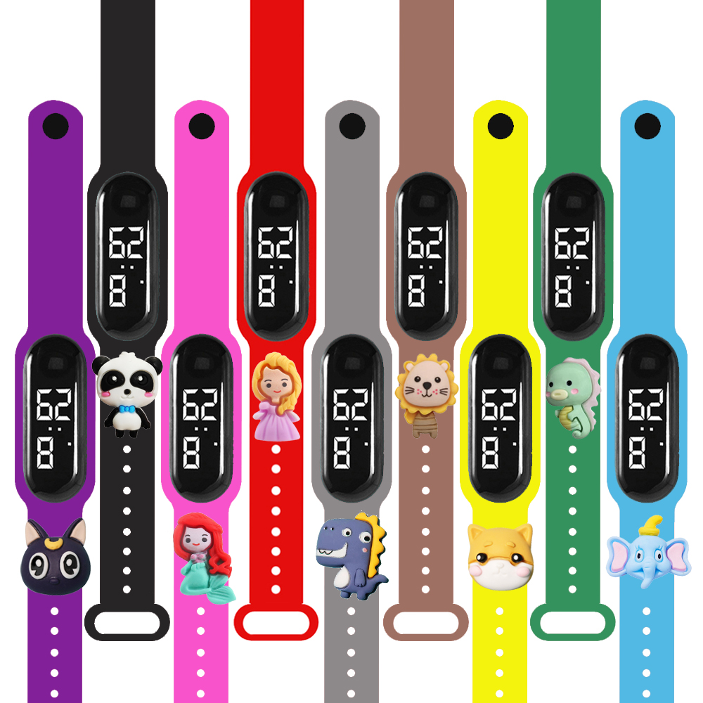 多色スマートウォッチ 子供用 男の子 女の子 ファッション  - Smartwatch Watches Digital のレビューと価格