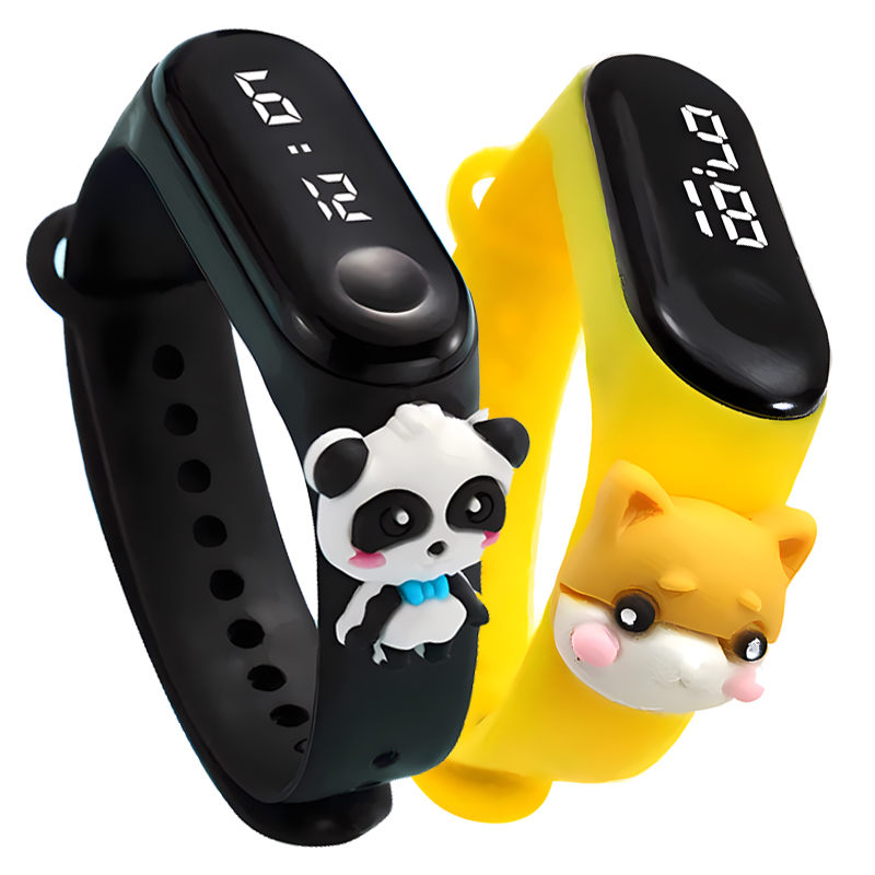 多色スマートウォッチ 子供用 男の子 女の子 ファッション  - Smartwatch Watches Digital のレビューと価格