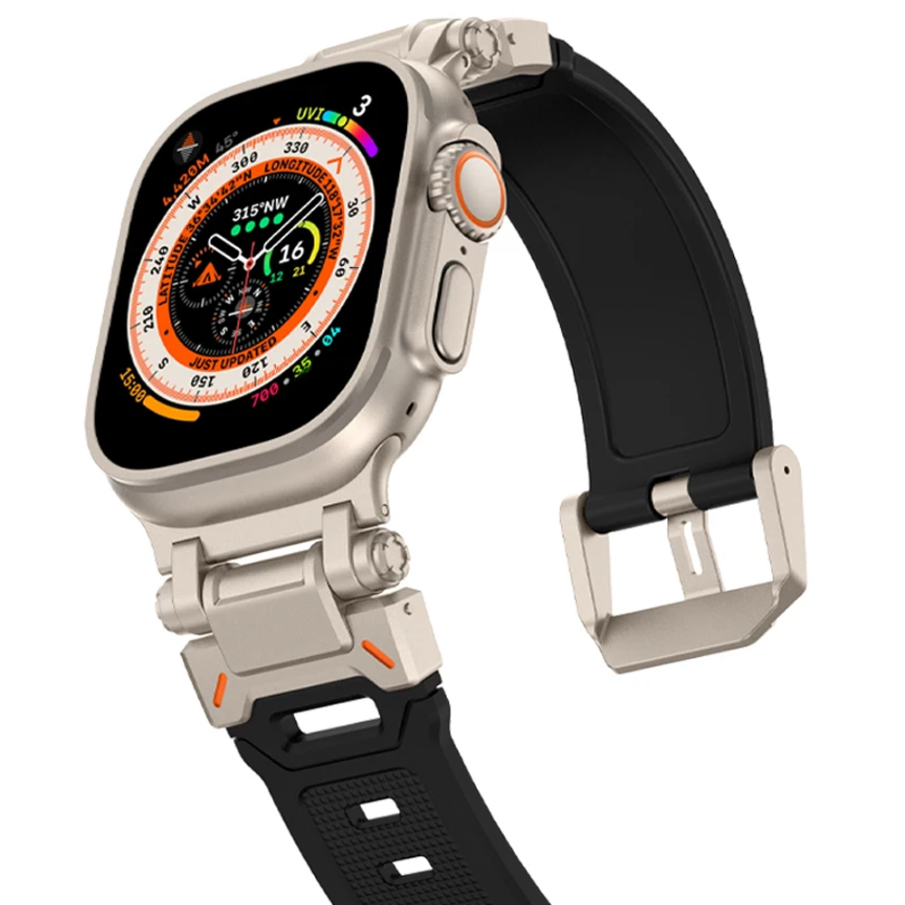 Apple Watch用シリコンストラップ,超2バンド,頑丈 - Smartwatch Rugged Watches For Men のレビューと価格