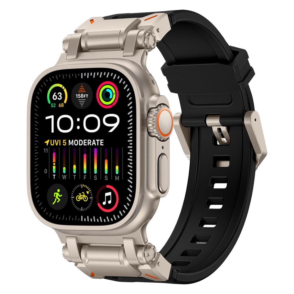 Apple Watch用シリコンストラップ,超2バンド,頑丈 - Smartwatch Rugged Watches For Men のレビューと価格