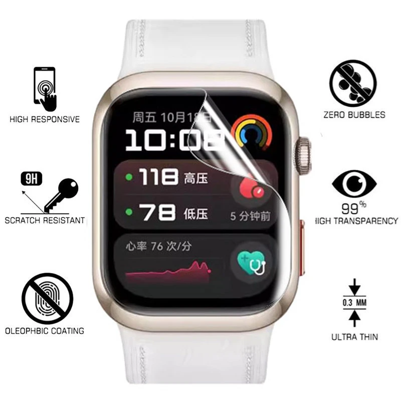Huawei Watch用TPUヒドロゲルフィルム,透明なソ - Watches Not Smartwatch のレビューと価格