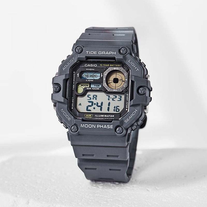 カシオ WS-1700H シリーズ デジタル腕時計、49mm - Vintage Digital Watch のレビューと価格