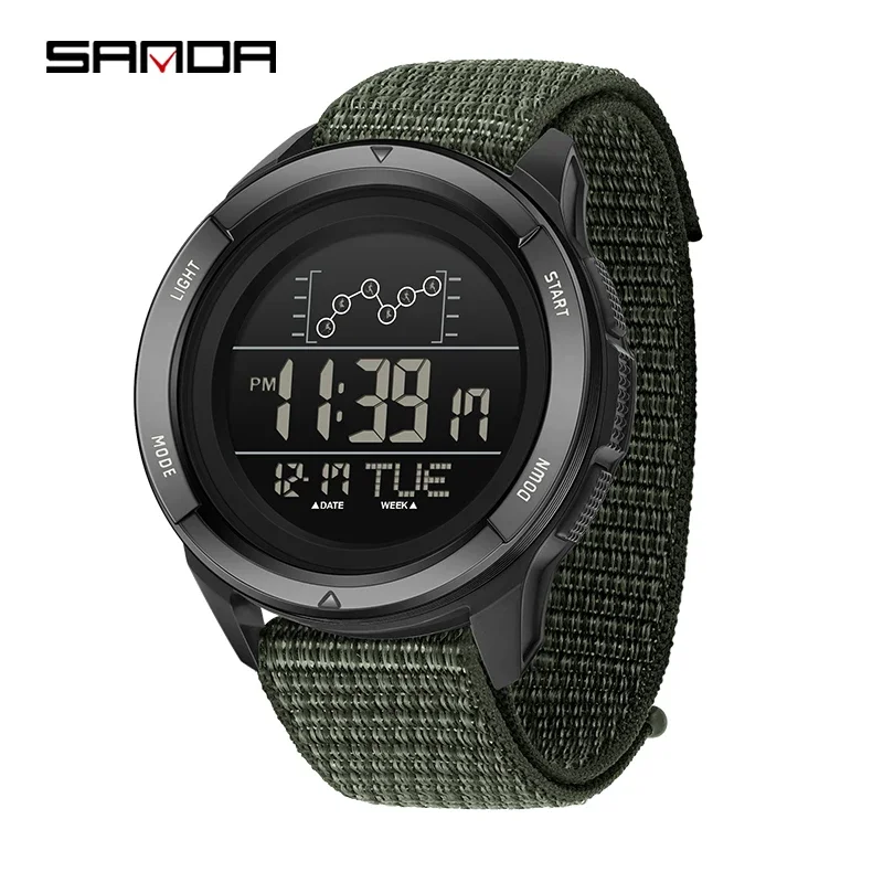 SANDA 2198 メンズ LED デジタル スポーツウォ - Tide Watch Surf のレビューと価格