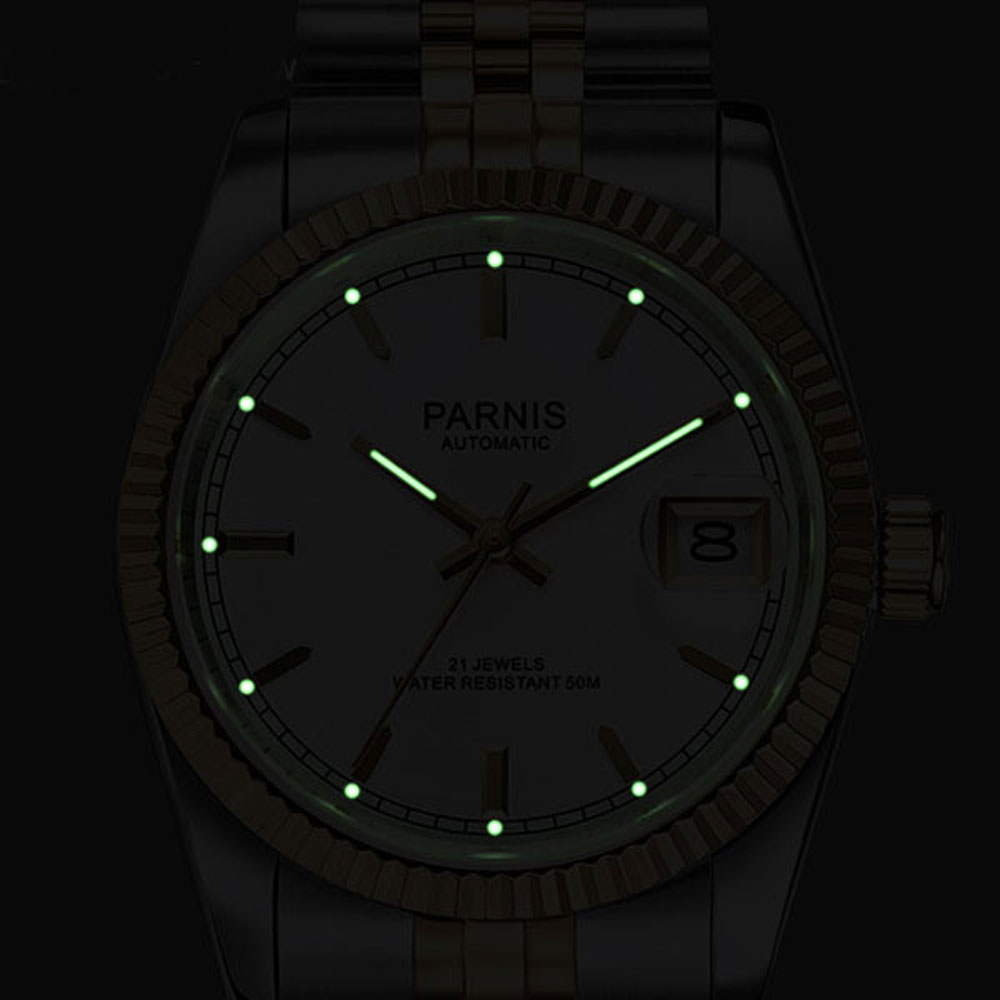 パーニス 36 ミリメートルメンズ自動巻き時計ミヨタ 821 - Rolex Watch Datejust のレビューと価格