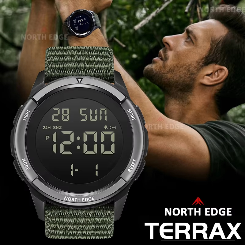 NORTH EDGE 2025 TERRAX メンズデジタル - Tide Watch Surf のレビューと価格