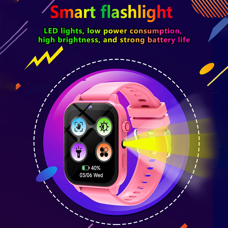 キッズゲームスマートウォッチ懐中電灯防水 HD カメラ睡眠ト - Smartwatch Watches For Kid Boy With Alarm のレビューと価格