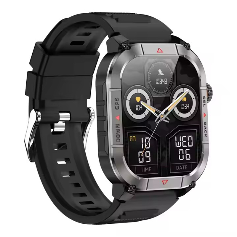 新型HK84メンズスマートウォッチ AMOLED アウトドア - Smartwatch Watches Digital のレビューと価格