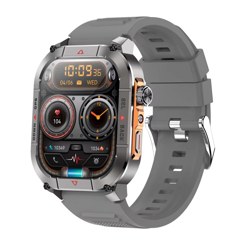 新型HK84メンズスマートウォッチ AMOLED アウトドア - Smartwatch Watches Digital のレビューと価格