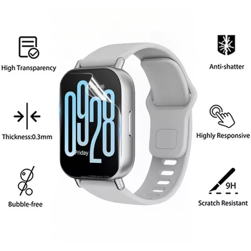 1-5 個の時計ハイドロゲルフィルム Xiaomi Redm - Watch Redmi のレビューと価格