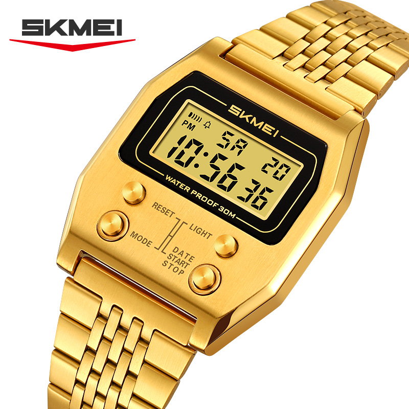 SKMEI 2460 メンズスポーツ防水デジタル腕時計 ステ - Tide Watch Surf のレビューと価格