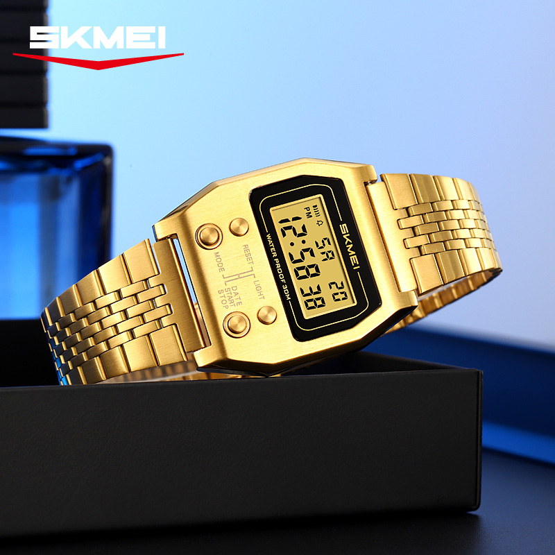 SKMEI 2460 メンズスポーツ防水デジタル腕時計 ステ - Tide Watch Surf のレビューと価格