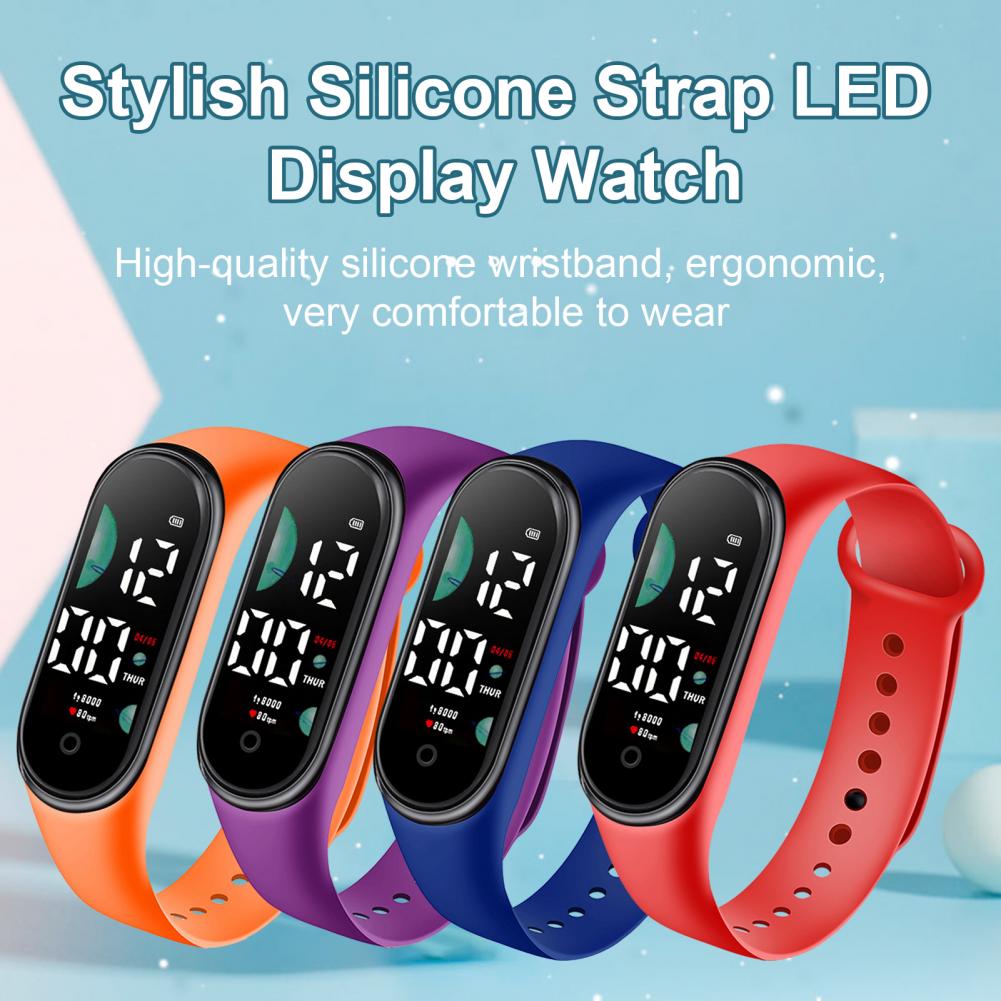 子供のためのデジタルLED腕時計,防水ブレスレット,腕時計, - Smartwatch Watches Digital のレビューと価格