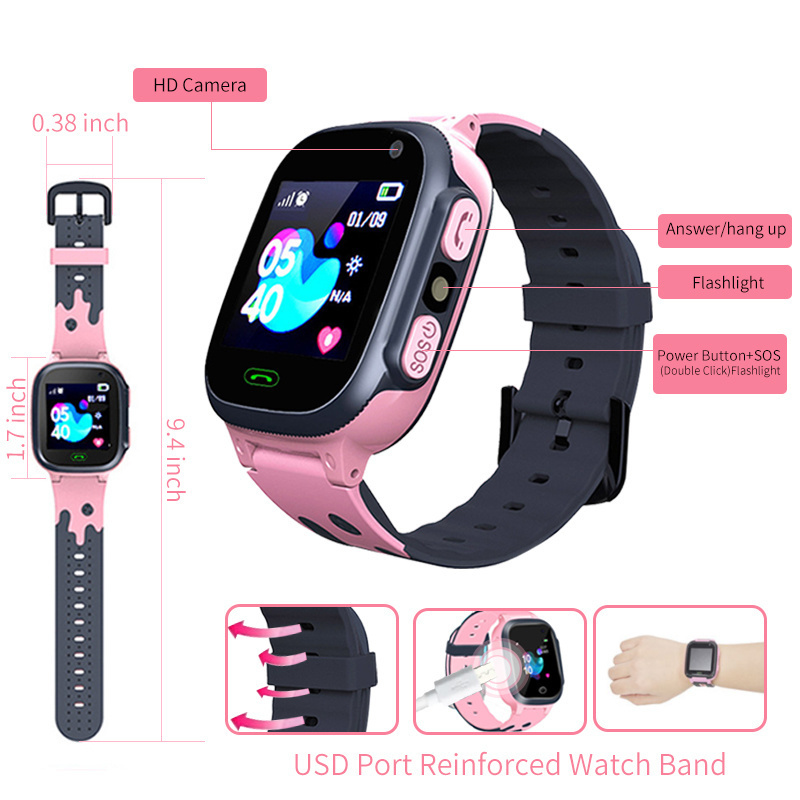 キッズスマートウォッチ 防水スマートウォッチ 子供用 男の子 - Smartwatch Watches For Kid Boy With Alarm のレビューと価格