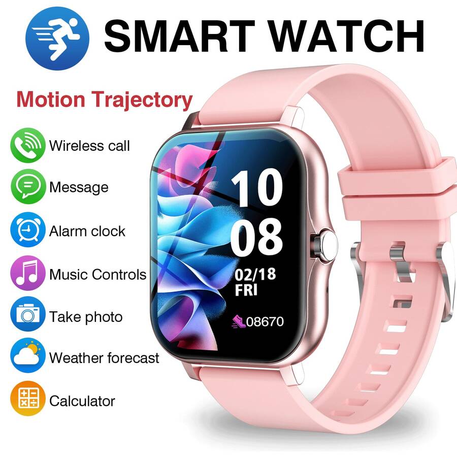 ワイヤレス通話機能付きスマートウォッチ - 通話応答/拒否、 - Smartwatch Watches Digital のレビューと価格