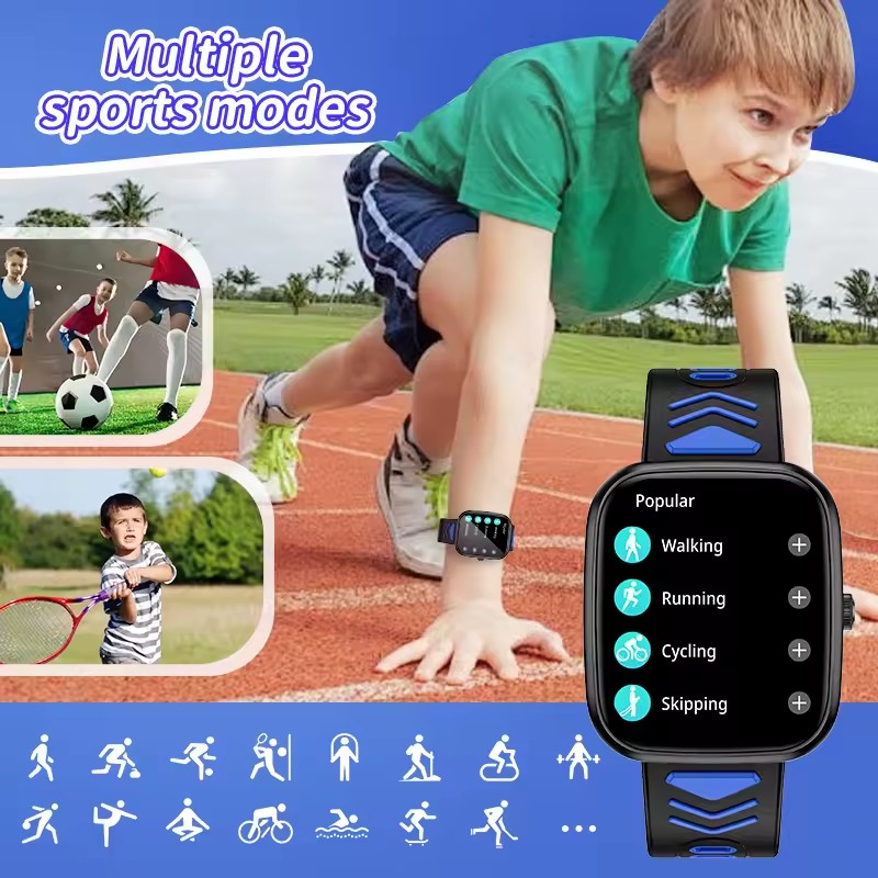 子供男の子女の子プレゼントスマートウォッチフィットネストラッ - Smartwatch Watches For Kid Boy With Alarm のレビューと価格