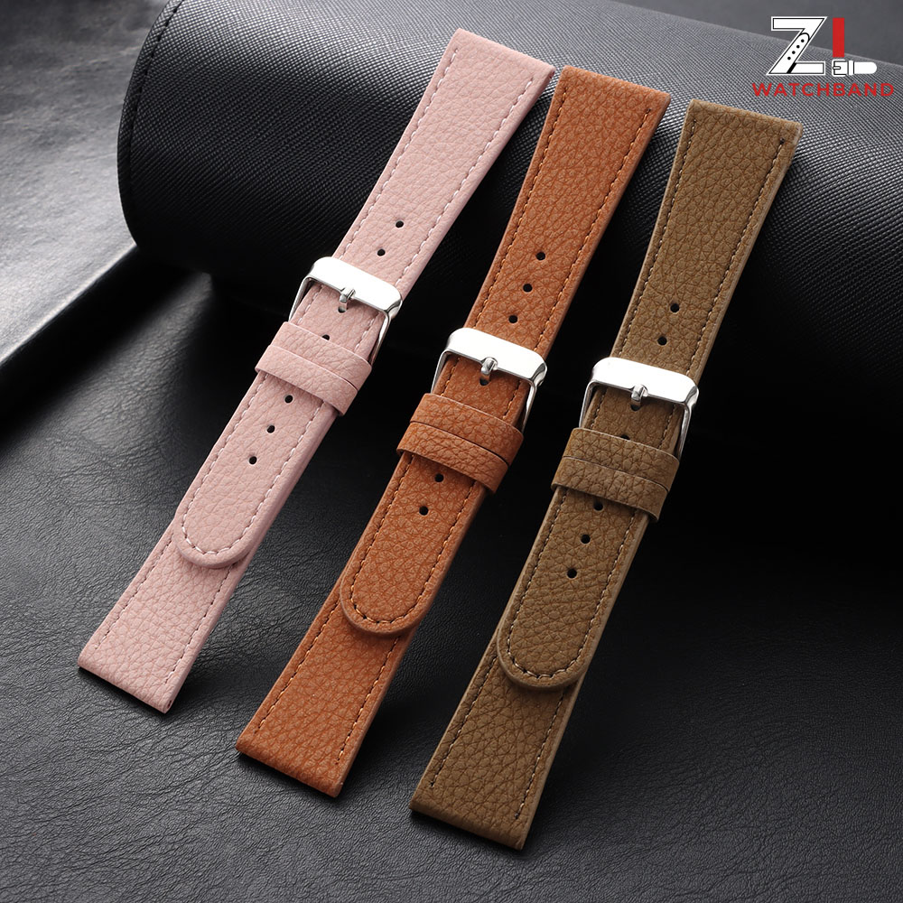 ライチ柄レザー製時計ストラップ 22mm ウォッチバンド パ - Smartwatch Purple Watches For Women のレビューと価格