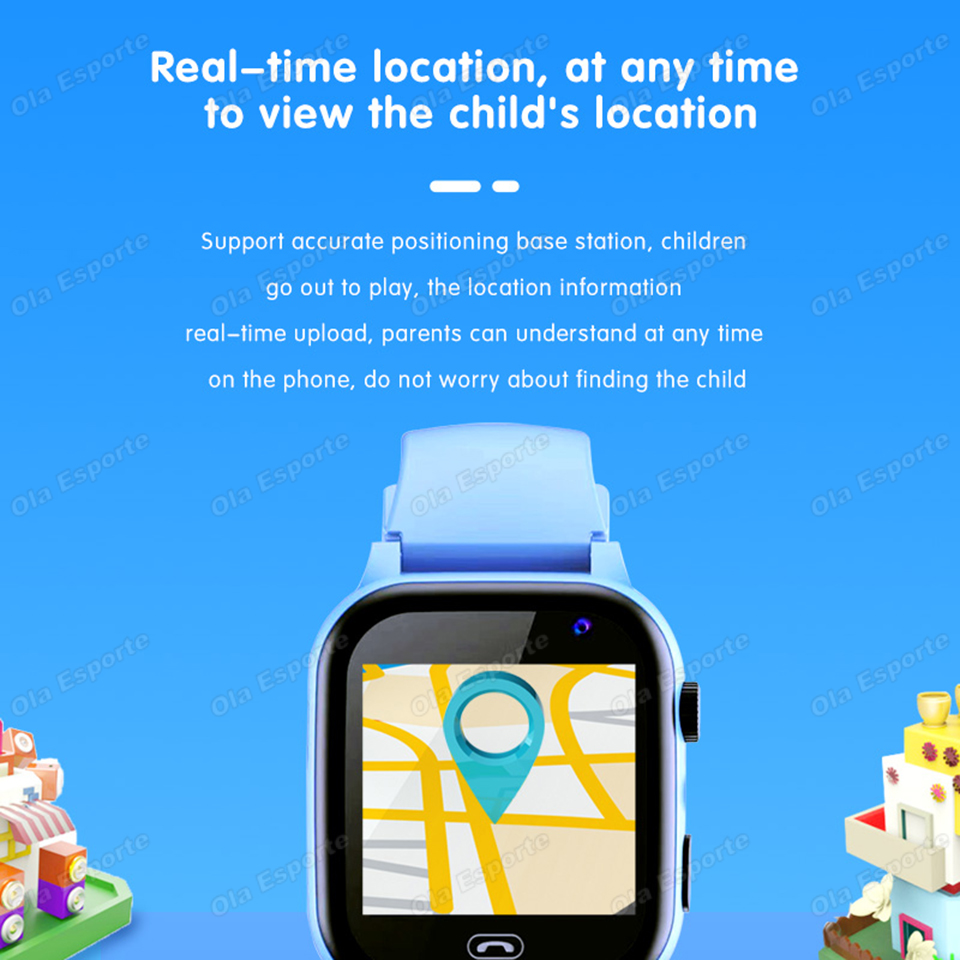 2027 キッズ 5G スマートウォッチ GPS SOS ビ - Smartwatch Watches For Kid Boy With Alarm のレビューと価格