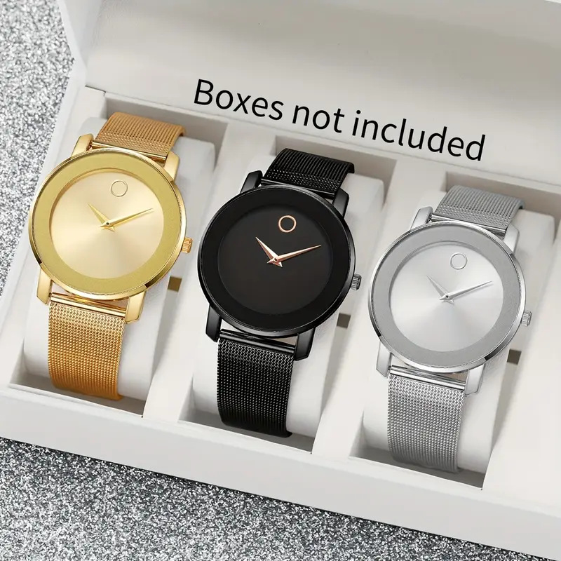 新しい超薄型メッシュバンドメンズ腕時計、ファッションミニマリ - Smartwatch Watches Digital のレビューと価格