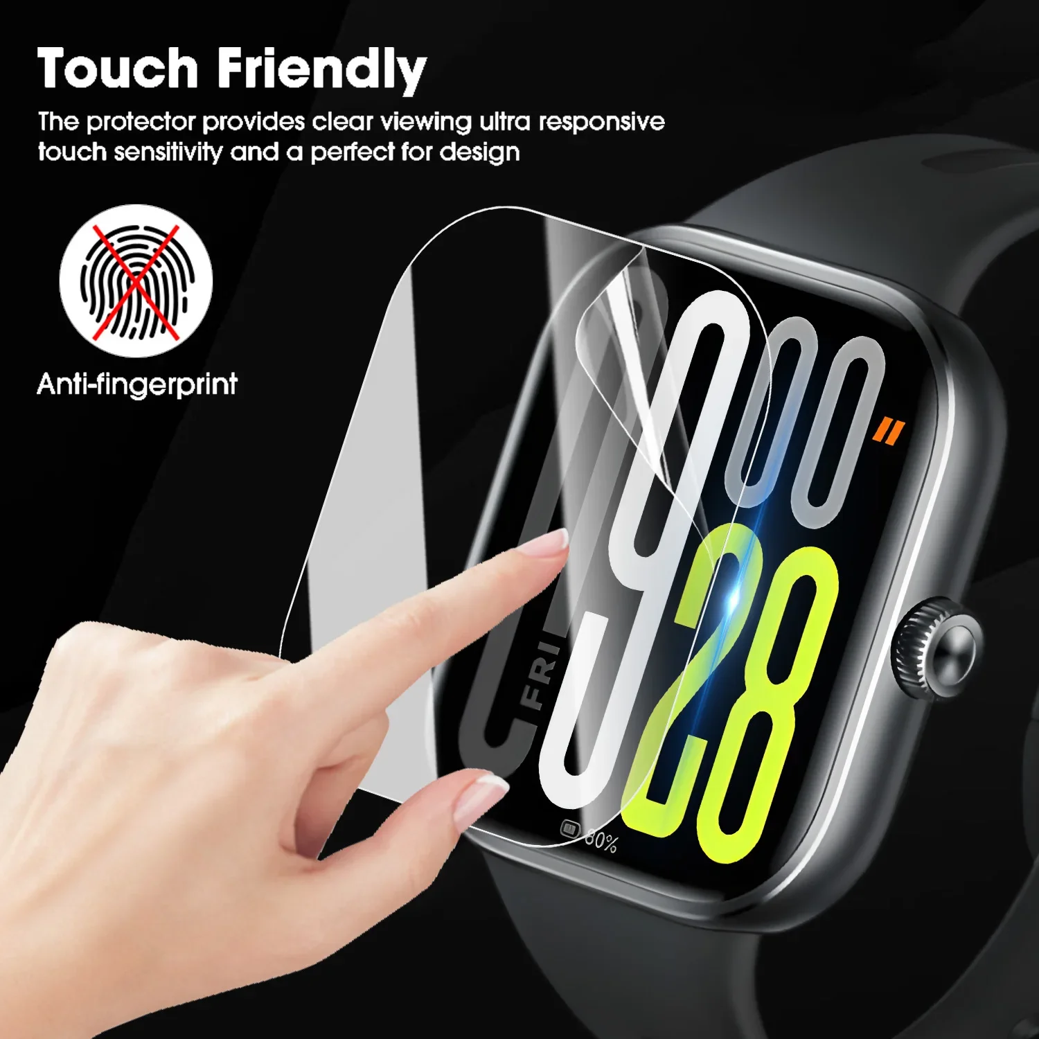 1-5枚入り レッドミウォッチ6用 ハイドロゲル保護フィルム - Watch Redmi のレビューと価格