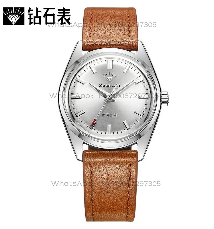 マジックシティウォッチ 上海ダイヤモンドブランド腕時計、レト - Leather Watch Strap のレビューと価格