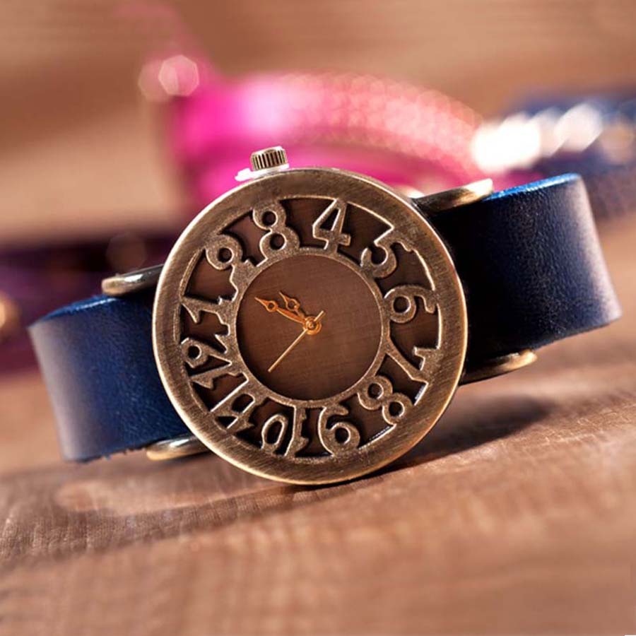 Shsby-ローマスタイルのクォーツ時計,女性用,本物の牛革 - Vintage Digital Watch のレビューと価格