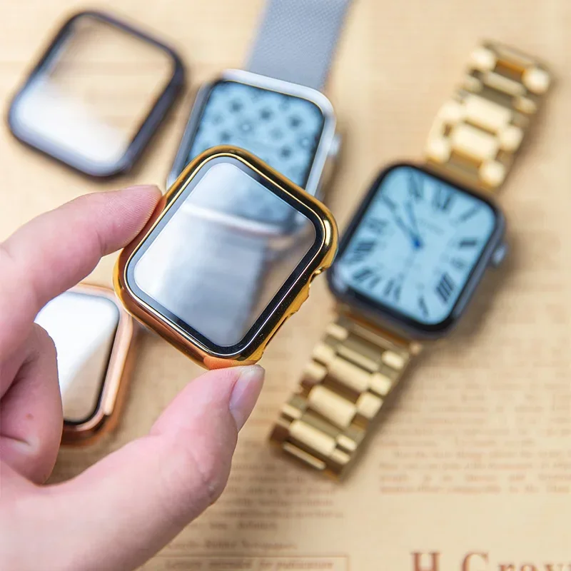 Apple Watch用ガラスおよびケース,保護バンパー,i - Watches Not Smartwatch のレビューと価格