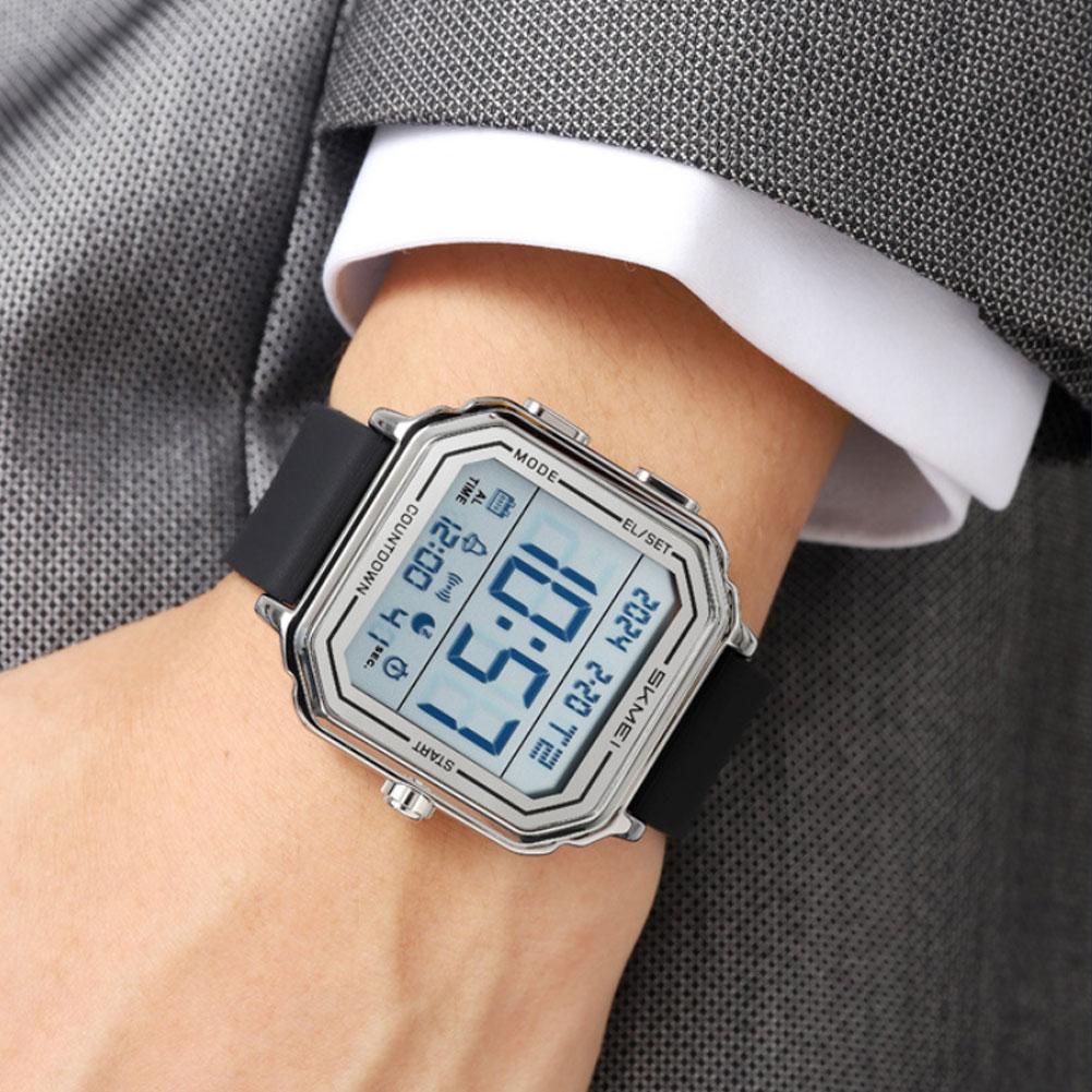 ヴィンテージデジタル腕時計ステンレス鋼防水スポーツ腕時計男性 - Vintage Digital Watch のレビューと価格